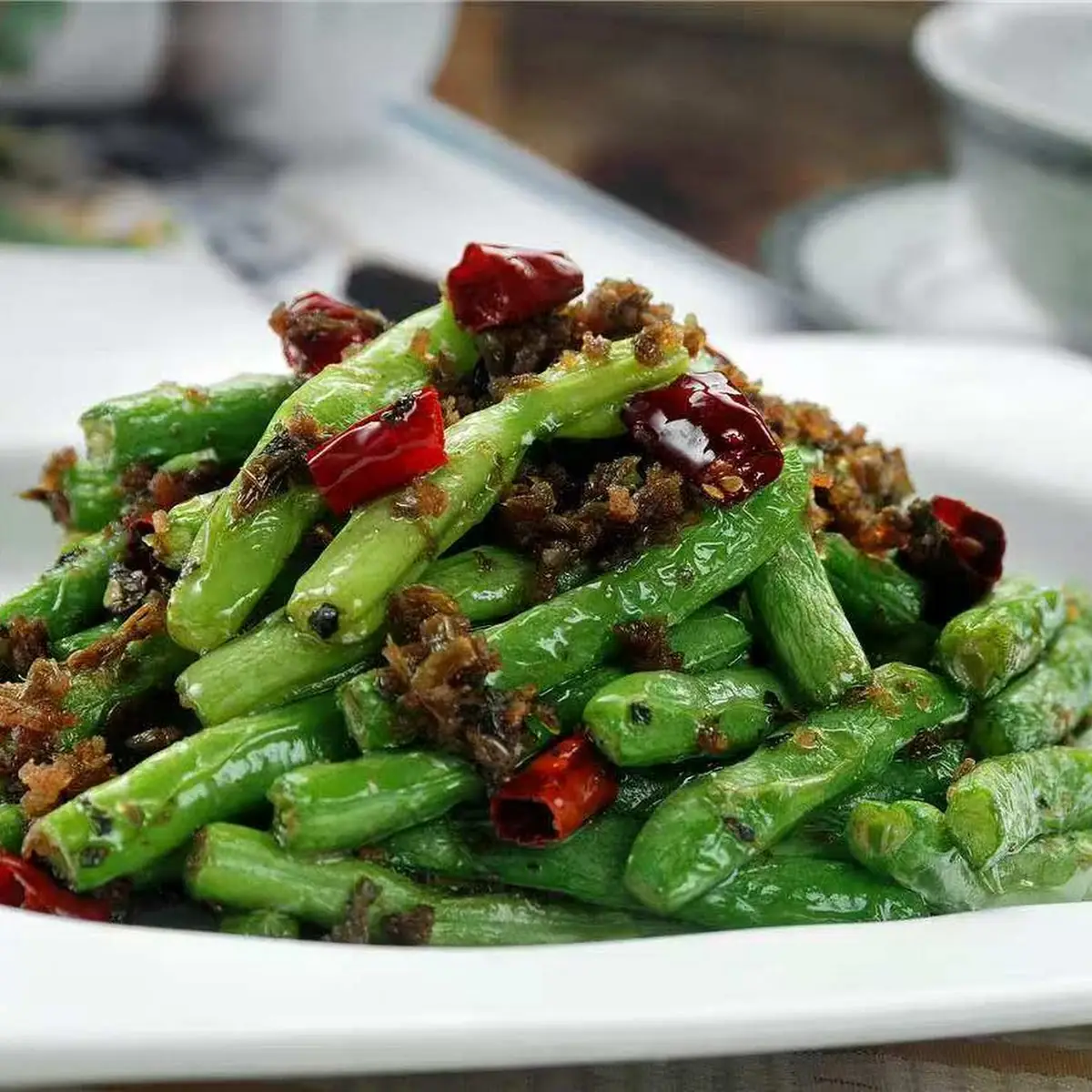干煸四季豆 sauteed szechuan string bean